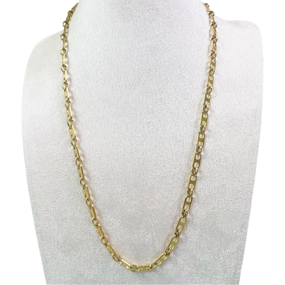 18K Gold Plated Marine Chain Necklace